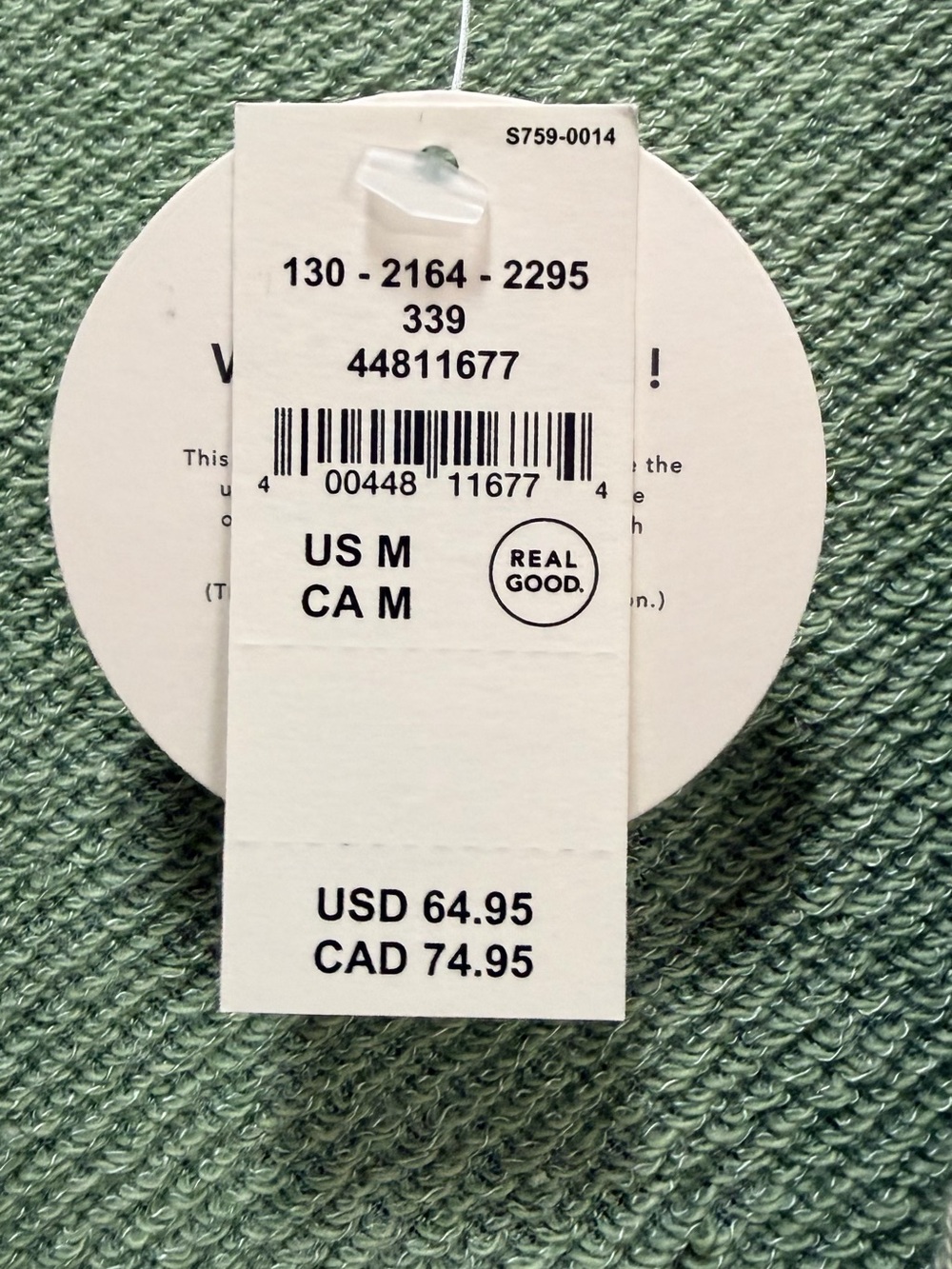 Offline By Aerie Keep it 100 Terry Wrap Hoodie Olive Medium - Picture 6 of 7